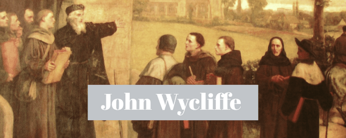 Pintura de John Wycliffe pregando